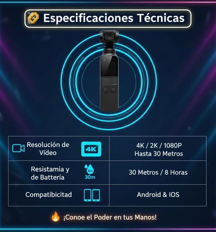 Cámara OSMO POCKET mini 2